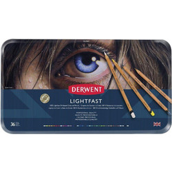 Derwent Lightfast Κασετίνα Ξυλομπογιές Σετ 36τμχ