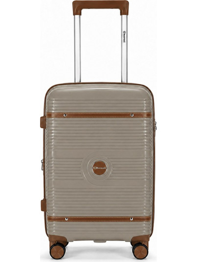 Benzi BZ5900 Βαλίτσα Καμπίνας 55x37x20cm με 4 Ρόδες Καφέ