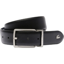 Lacoste Ανδρική Ζώνη Δερμάτινη Μαύρη RC4097