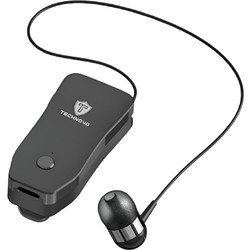 Technovo TN-BT008 Ακουστικό Bluetooth In Ear Πέτου Black