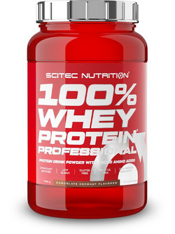 Scitec Nutrition 100% Whey Professional Chocolate Coconut Πρωτεΐνη Ορού Γάλακτος Γράμμωσης Χωρίς Γλουτένη 780gr