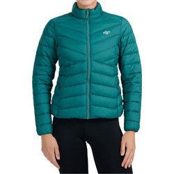 4F Γυναικείο Μπουφάν Puffer Κοντό Πετρόλ 4FWAW26TDJAF0923-46S