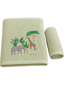 Astron Forest & Safari Σετ Παιδικές Πετσέτες 2τμχ 500gr/m² 85204