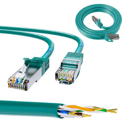 Extralink U/FTP Cat.6 Καλώδιο Δικτύου Ethernet 10m Green EX.7713
