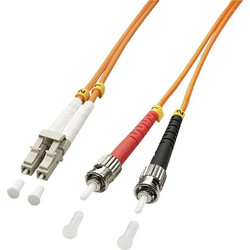 Lindy LC-ST Καλώδιο Οπτικής Ίνας 1m Orange 46490