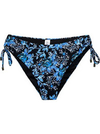 Solano Bloomed Moon Bikini Slip Floral Μαύρο Μπλε 50-3430