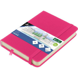 Kangaro Hot Pink Sketchbook A6 140gr/m² 160 Κρεμ Φύλλα