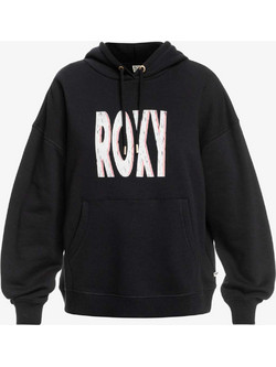 Roxy Γυναικείο Φούτερ με Κουκούλα & Τσέπες Μαύρο ERJFT04698-KVJ0