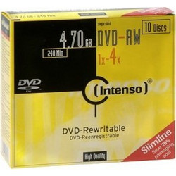 Intenso 4201632 Εγγράψιμα DVD-RW 4x 4.7GB 10τμχ