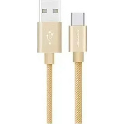 Jellico GS-10 Braided USB-A to USB-C 1m Gold
