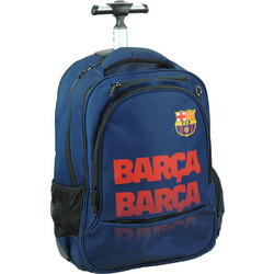 Back Me UP Barcelona Σχολική Τσάντα Τρόλεϊ Δημοτικού Navy Μπλε 380-00074