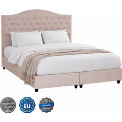 HomeMarkt Malena Κρεβάτι Διπλό Υφασμάτινο 150x200cm HM638.32