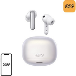 QCY Melobuds N65 Ακουστικά Bluetooth In Ear Ανθεκτικά στο Νερό White