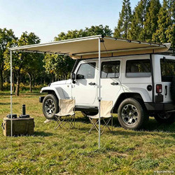 vidaXL Σκίαστρο Παραλίας Αυτοκινήτου Μπεζ 400x200x215cm 148147