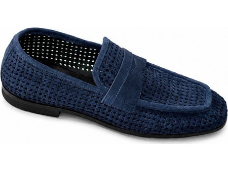 Fabi Riviera Ανδρικά Μοκασίνια Loafers Καστόρινα Μπλε FU1334