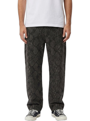 Obey Ανδρικό Τζιν Παντελόνι Mom Fit Εφαρμογή Μαύρο 142010109-SNK
