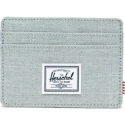 Herschel Μικρό Υφασμάτινο Γυναικείο Πορτοφόλι Καρτών Τιρκουάζ Charlie