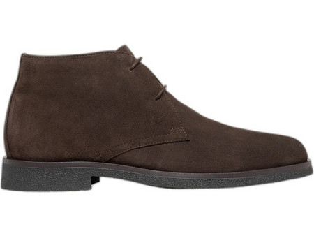 Geox Saharo Ανδρικά Μποτάκια Suede Καφέ U6658D00022C6326
