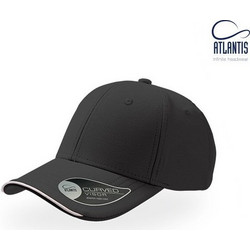 Atlantis Ανδρικό Καπέλο Jockey Υφασμάτινο Μαύρο LIV0190187-DG