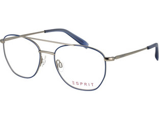 Esprit ET33406 543 Γυναικείος Σκελετός Γυαλιών Οράσεως Μεταλλικός Ασημί Μπλε