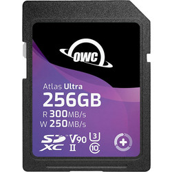 OWC Atlas Ultra SDXC 256GB Class 10 U3 V90 UHS-II 300MB/s