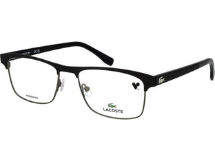 Lacoste L2198N 001 Ανδρικός Σκελετός Γυαλιών Οράσεως Κοκάλινος Μαύρος