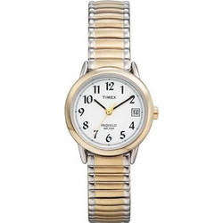 Timex Γυναικείο Ρολόι με Χρυσό Μεταλλικό Μπρασελέ ZT601D