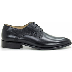 Versace 19V69 Ανδρικά Σκαρπίνια Derby Δερμάτινα Μαύρα YO.9005.11