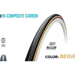 TUFO C HI Composite Carbon Clincher-Tubular 28" x 23mm Black-Beige