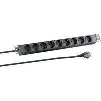 EFB Elektronik EK622DE.1 Πολύπριζο για Καμπίνες Rack 1U 19"