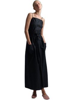Devotion Maxi Καλοκαιρινό Καθημερινό Φόρεμα Μαύρο 026.338G