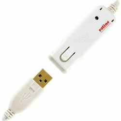Roline 12.04.1086 Καλώδιο USB-A Male 2.0 to USB-A Female 12m White