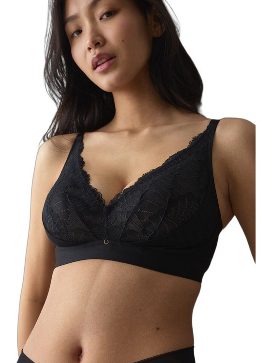 Triumph Love In Lace Σουτιέν Minimizer με Ελαφριά Ενίσχυση χωρίς Μπανέλα Μαύρο 10229066-0004