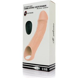 Kinksters B-Series Κάλυμμα Επιμήκυνσης Πέους με Δόνηση 16cm Flesh