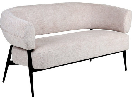 Pakoworld Luvina Διθέσιος Καναπές Μπεζ 145x71x73cm 255-000090
