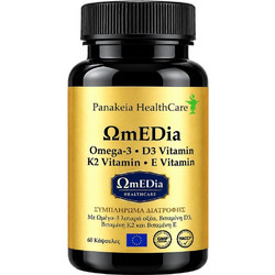 Panakeia Healthcare ΩmEDia 30 Μαλακές Κάψουλες