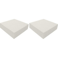 EQ Acoustics S15 57.5x57.5x15cm 2τμχ Cream