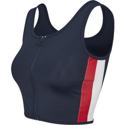 Urban Classics Γυναικείο Καλοκαιρινό Crop Top Navy Μπλε TB1895-114