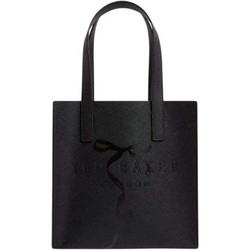 Ted Baker Γυναικεία Τσάντα Χειρός Δερμάτινη Μαύρη 285973