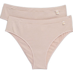 Luna Γυναικεία Slip Μπεζ 2Pack 24593