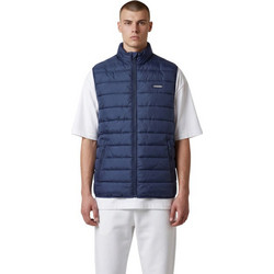 Jack & Jones Αμάνικο Ανδρικό Μπουφάν Χειμωνιάτικο Puffer Μπλε 12299201