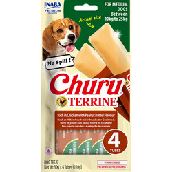Inaba Churu Terrine Medium with Chicken & Peanut Butter 120gr