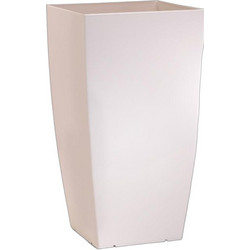 Plastona Tetra Κασπώ Δαπέδου Πλαστικό Λευκό 36x36x66cm 10.07.0601