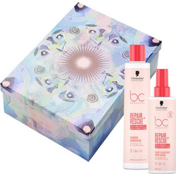 Schwarzkopf BC Bonacure Repair Rescue+ Σετ Περιποίησης Μαλλιών Σαμπουάν 250ml + Leave In Conditioner 200ml