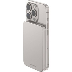 Decoded Wireless Magsafe Power Bank 5000mAh 15W με Θύρα USB-C Silver