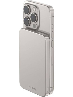 Decoded Wireless Magsafe Power Bank 5000mAh 15W με Θύρα USB-C Silver