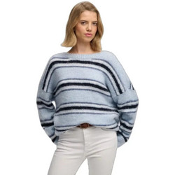 Superdry Γυναικεία Πλεκτή Μπλούζα Γαλάζια W6110738A-K9L