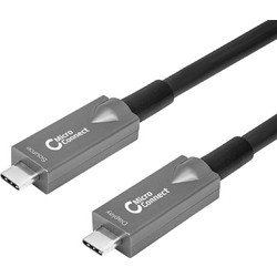 Microconnect USB3.2CC7OP USB-C to USB-C 7.5m Black Grey
