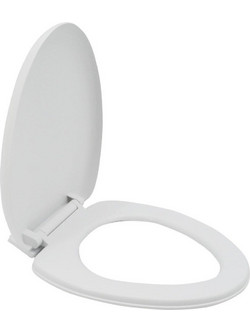 Ankor Καπάκι Λεκάνης Οβάλ Πλαστικό Soft Close Λευκό 47x36.5cm 807567