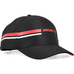 Ducati Ανδρικό Καπέλο Jockey Υφασμάτινο Μαύρο 2346004